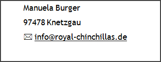 Impressum Chinchilla Spamschutz